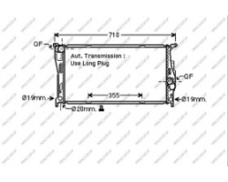 Radiatore BMW  3 Series - E90/E91 - 03/05 - 02/09  17117547059