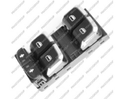 Pulsantiera Nera/Bordo Cromato-4 Interruttori-Alzacristallo Porta Anteriore Sinistra-10 Pins Audi  Q3 (8U) - 10/16 - 07/18  4G09598515PR