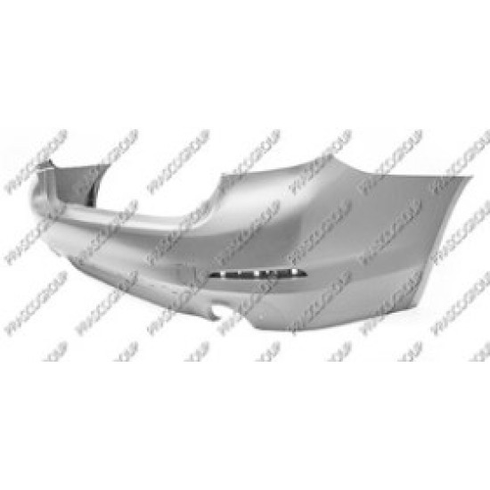 Paraurti Posteriore Con Primer-Con Tappo Gancio-Con Fori Modanatura-Con Tracce Pdc E Park Assist-Con Scarico Singolo A Destra E Sinistra Mod. 4 Porte Luxury/Sportline BMW  5 Series - G30/G31 - 09/16 -  51127475597