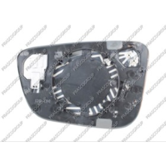 Piastra Specchio Destra Asferica-Con Blis-Termica-Cromata BMW  5 Series - G30/G31 - 09/16 -  51168739632