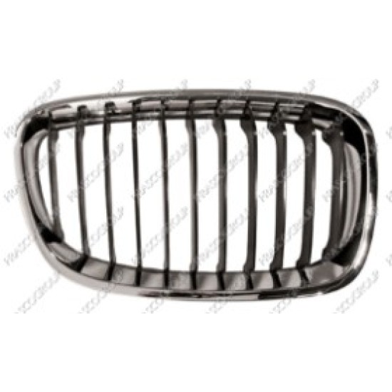 Griglia Radiatore Destra Nera Con Cornice Cromata - Mod.Basis BMW  1 Series - F20/F21 - 02/11 - 01/15  51137239022