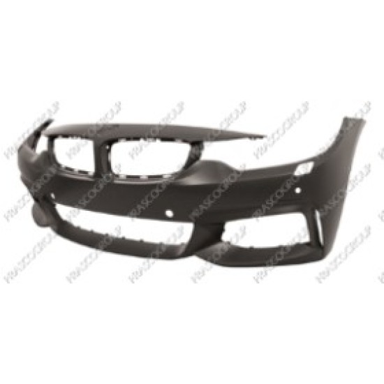 Paraurti Anteriore Con Primer-Con Fori Pdc-Con Fori Park Assist-Con Fori Lavafari+Supporti-Con Tappo Coprigancio-Con Tracce Telecamera Laterale BMW  4 Series - F32/F33/F82 - Coupe/Cabrio - M-Tech - 06/14 - 02/17  51118060881
