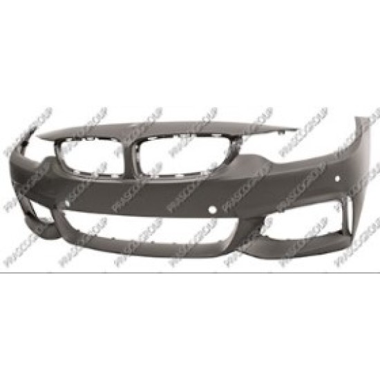 Paraurti Anteriore Con Primer-Con Fori Pdc+Supporti-Con Tracce Lavafari BMW  4 Series - F32/F33/F82 - Coupe/Cabrio - M-Tech - 06/14 - 02/17  51118060877