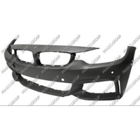 Paraurti Anteriore Con Primer-Con Fori Pdc+Supporti-Con Tracce Lavafari-Con Foro Telecamera Laterale-Con Fori Park Assist BMW  4 Series - F32/F33/F82 - Coupe/Cabrio - M-Tech - 06/14 - 02/17  51118061925