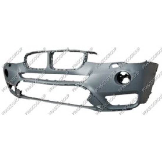Paraurti Anteriore Con Primer-Con Fori Lavafari-Con Tracce Park Assist E Traccia Telecamere BMW  X3 - F25 Lci - 04/14 - 07/17  51117389896