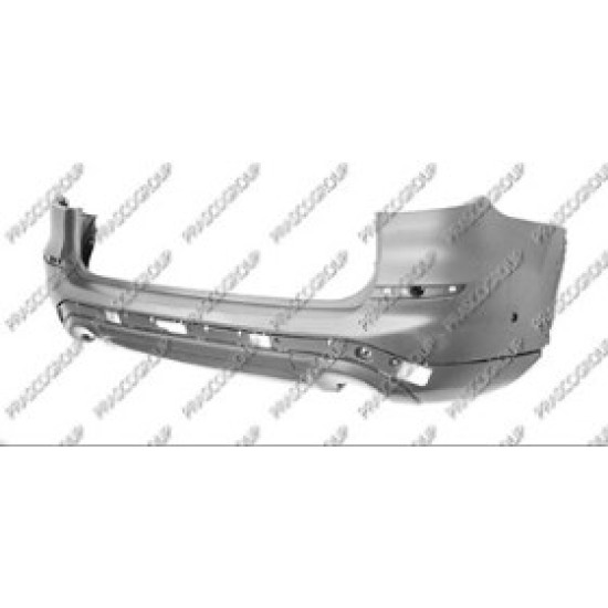 Paraurti Posteriore Con Primer-Con Fori Park Assist-Con Tappo Coprigancio BMW  X3 - G01 - 08/17 -  51127488220