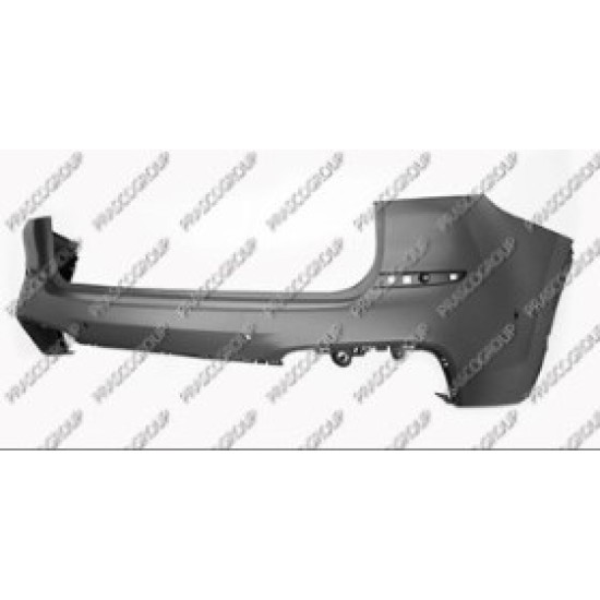 Paraurti Posteriore Con Primer-Con Fori Park Assist BMW  X3 - G01 M-Tech - 08/19 -  51128091992