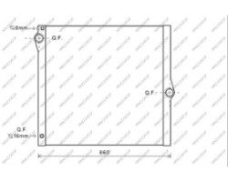 Radiatore BMW  X5 - E70 - 01/07 - 03/10  17117585036