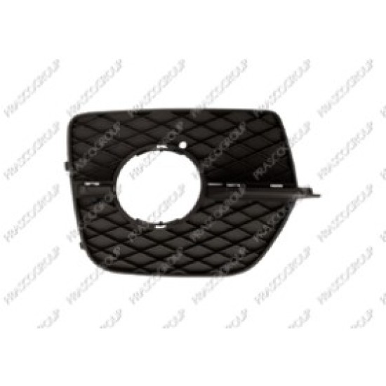 Griglia Destra Paraurti Nera-Con Sede Fendi-Con Fori Modanatura >2012 BMW  X6 - E71 - 01/08 - 06/14  51117188384