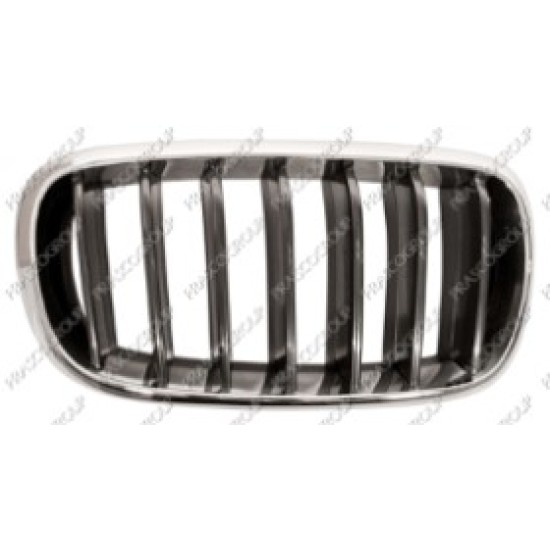 Griglia Radiatore Destra-Cromata/Nera BMW  X6 - F16 - 07/14 - 07/19  51137294486