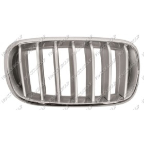 Griglia Radiatore Destra-Cromata/Titanio BMW  X6 - F16 - 07/14 - 07/19  51117303108