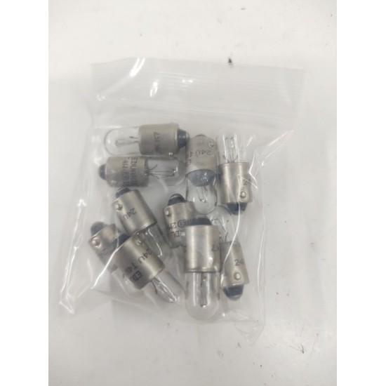 SET 10 Lampadine T8.5 / T10   24V 4W BA9S EL-24,4-AUS