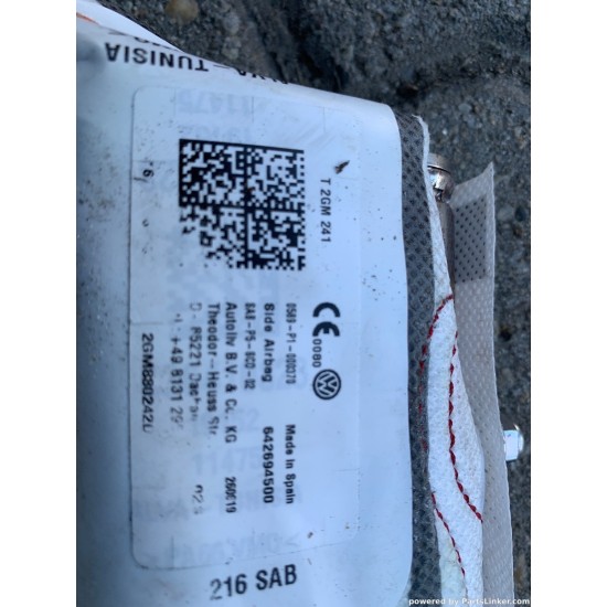 Airbag anteriore dx VW 2GM880242D OEM 642694500