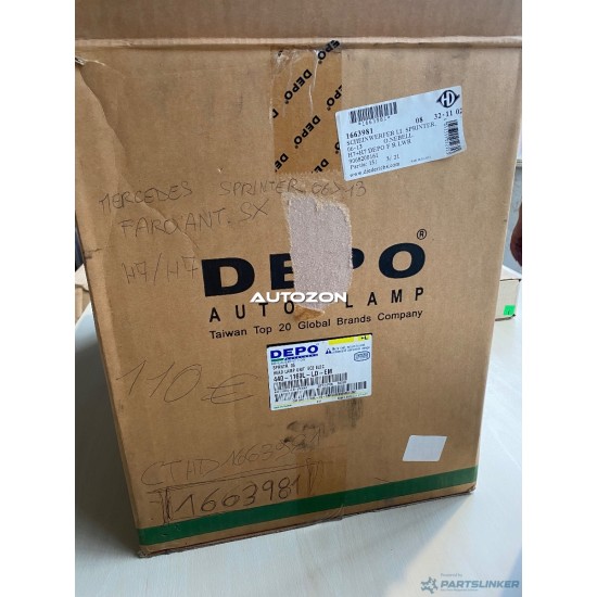 Fari anteriore sx MERCEDES-BENZ SPRINTER 3-t Box (906) [ 2006 - > ] Depo OEM 1663981