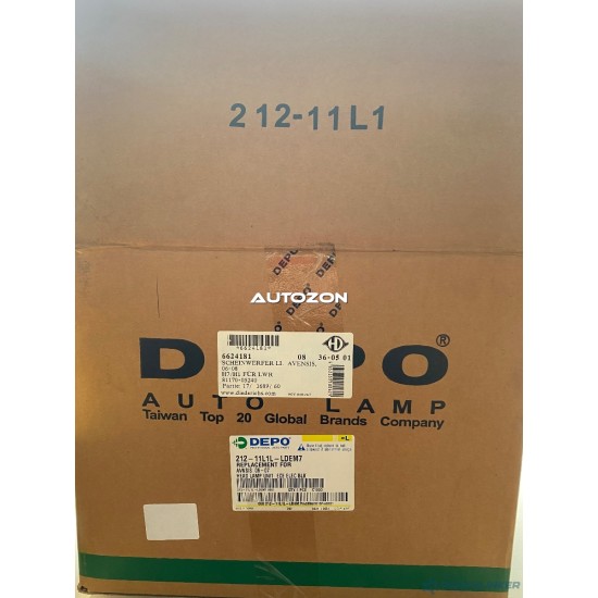 Fari Sinistra TOYOTA AVENSIS Saloon (_T25_) [ 2003 - 2008 ] Depo 212-11L1L-LDEM7 OEM 6624181