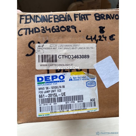 Griglia proiettore FIAT BRAVO II (198) [ 2006 - > ] Depo 08-661-2015L