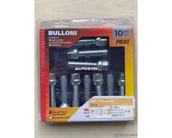 Kit bulloni ruote sferici 53mm  10 pz.   PILOT